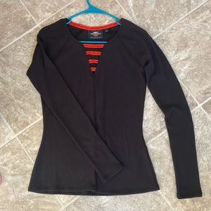 Harley Davidson knit top